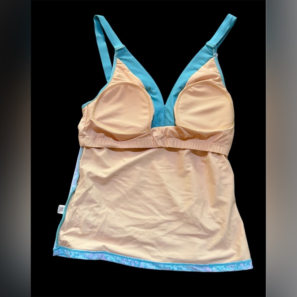 ⛱️Cabana Life Embroidered Tankini Top Size Large⛱️ NWT - Picture 7 of 13